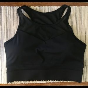 Zyia Black Star Mesh Bra Size Medium